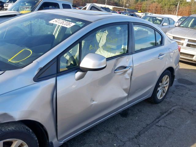 19XFB2F91CE048365 - 2012 HONDA CIVIC EXL 银色 照片 10