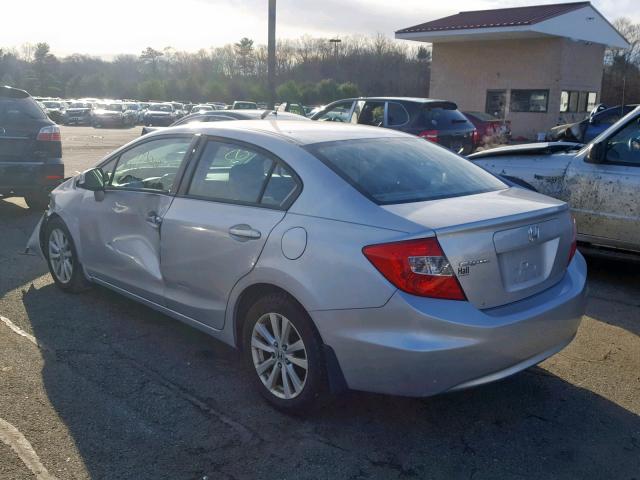 19XFB2F91CE048365 - 2012 HONDA CIVIC EXL 银色 照片 3