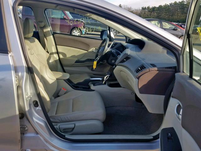 19XFB2F91CE048365 - 2012 HONDA CIVIC EXL 银色 照片 5