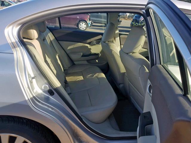 19XFB2F91CE048365 - 2012 HONDA CIVIC EXL 银色 照片 6