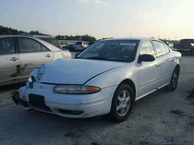 1G3NL52F44C118004 - 2004 OLDSMOBILE ALERO GL WHITE photo 2