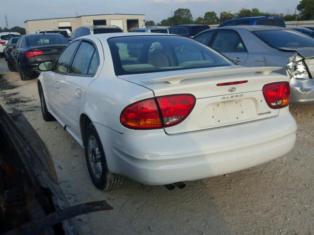 1G3NL52F44C118004 - 2004 OLDSMOBILE ALERO GL WHITE photo 3