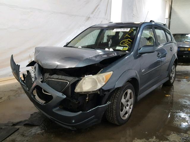 5Y2SL658X6Z401142 - 2006 PONTIAC VIBE BLUE photo 2