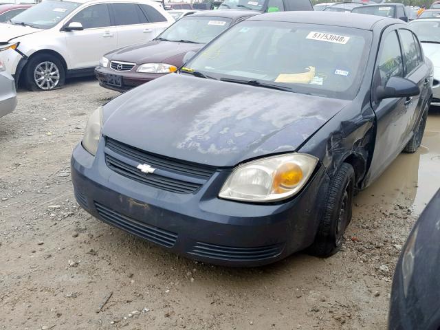 1G1AT58H497121405 - 2009 CHEVROLET COBALT LT BLUE photo 2