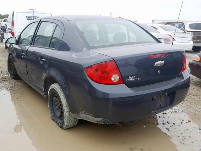 1G1AT58H497121405 - 2009 CHEVROLET COBALT LT BLUE photo 3