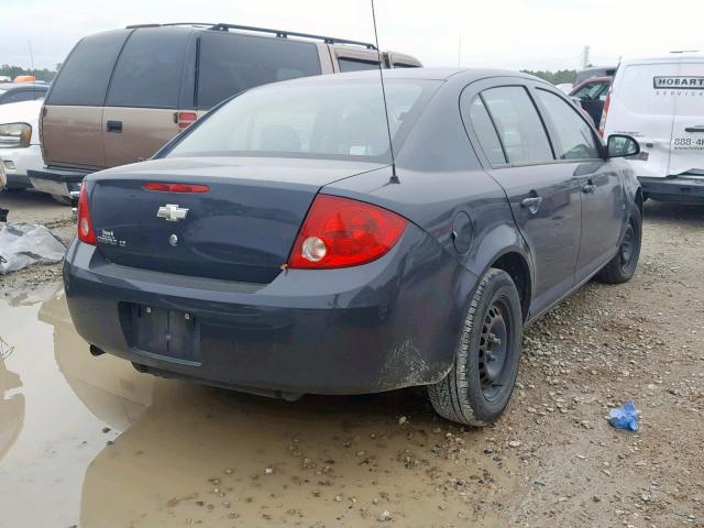 1G1AT58H497121405 - 2009 CHEVROLET COBALT LT BLUE photo 4