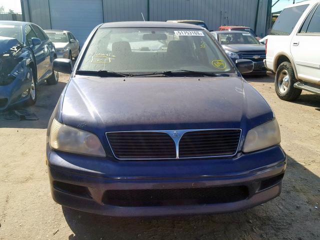 JA3AJ26E92U006342 - 2002 MITSUBISHI LANCER ES BLUE photo 9