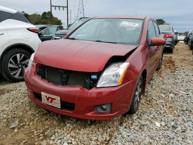 3N1AB6AP6BL730176 - 2011 NISSAN SENTRA 2.0 RED photo 2