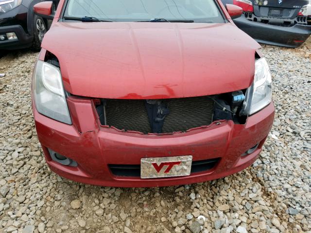 3N1AB6AP6BL730176 - 2011 NISSAN SENTRA 2.0 RED photo 9