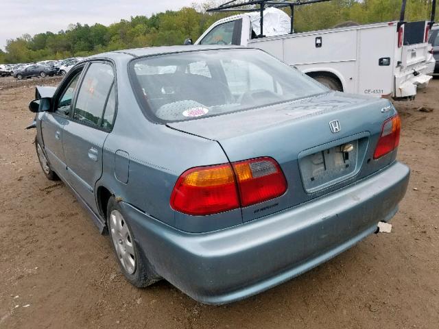 2HGEJ6619YH523189 - 2000 HONDA CIVIC BASE GRAY photo 3