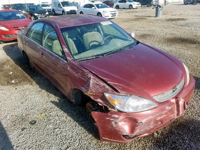 JTDBE32K630227465 - 2003 TOYOTA CAMRY LE BURGUNDY photo 1