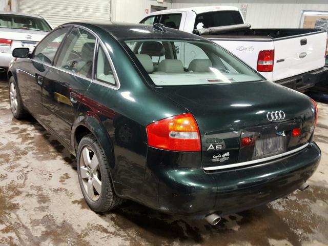 WAULT64B74N025549 - 2004 AUDI A6 3.0 QUA GREEN photo 3