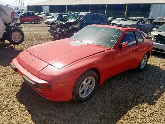 WP0AA0942GN454058 - 1986 PORSCHE 944 RED photo 2