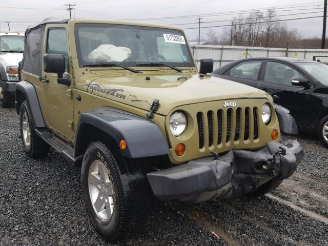 1C4AJWAG2DL571364 - 2013 JEEP WRANGLER S GREEN photo 1