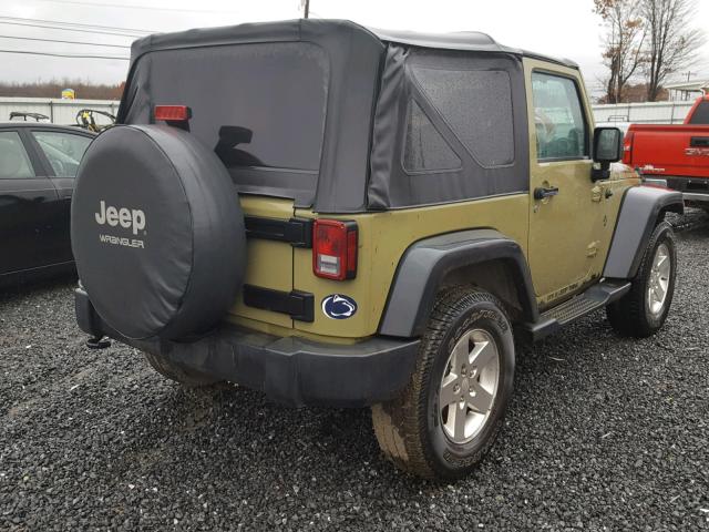 1C4AJWAG2DL571364 - 2013 JEEP WRANGLER S GREEN photo 4