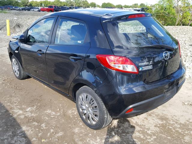 JM1DE1KY3E0175345 - 2014 MAZDA MAZDA2 SPO BLACK photo 3