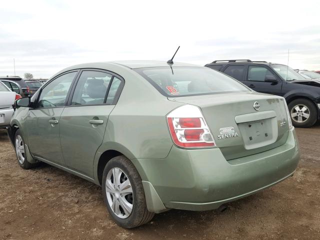 3N1AB61E67L693054 - 2007 NISSAN SENTRA 2.0 GREEN photo 3