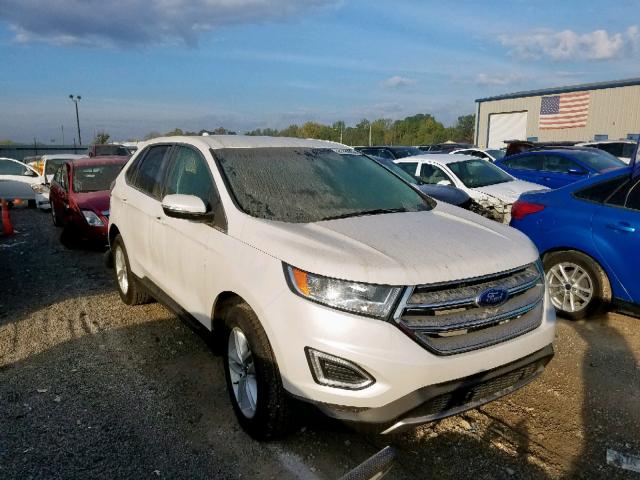 2FMPK3J8XJBC46595 - 2018 FORD EDGE SEL WHITE photo 1