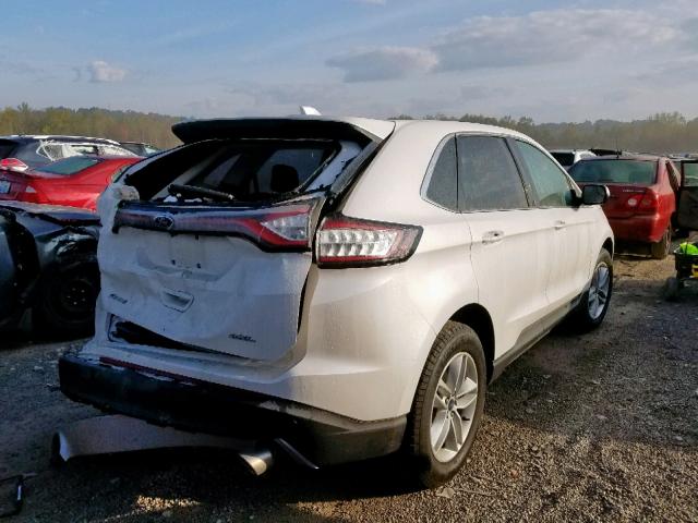 2FMPK3J8XJBC46595 - 2018 FORD EDGE SEL WHITE photo 4