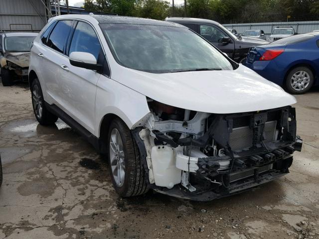 2FMPK3K87FBB67780 - 2015 FORD EDGE TITAN WHITE photo 1