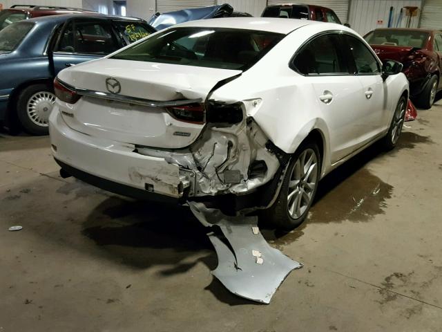 JM1GJ1V69E1149491 - 2014 MAZDA 6 TOURING WHITE photo 4