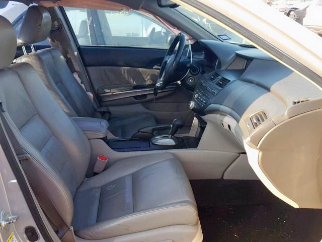 1HGCP36859A013679 - 2009 HONDA ACCORD EXL SILVER photo 5