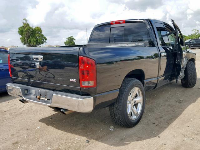 1D7HA18N15S334190 - 2005 DODGE RAM 1500 S BLACK photo 4