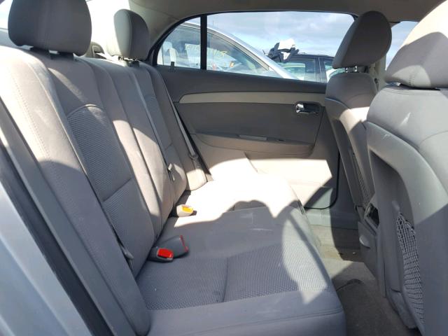 1G1ZC5EU2BF195437 - 2011 CHEVROLET MALIBU 1LT SILVER photo 6