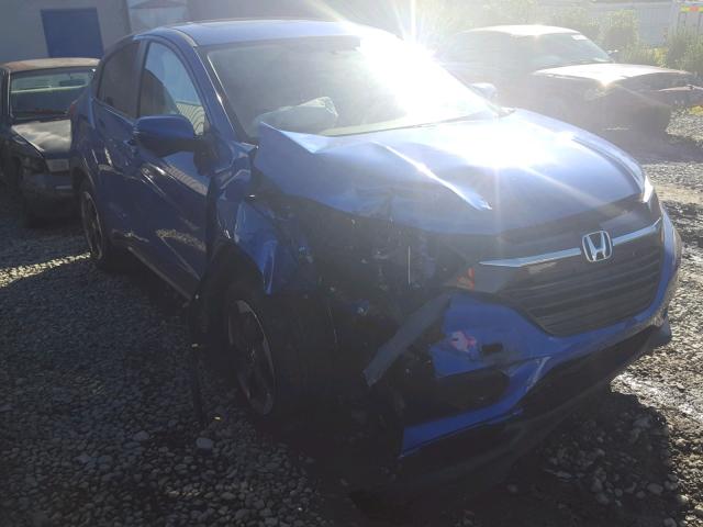 3CZRU5H51JM722997 - 2018 HONDA HR-V EX BLUE photo 1