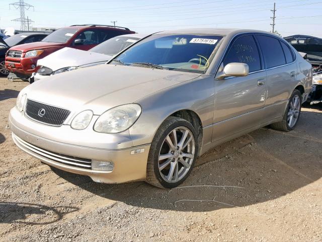 JT8BD68S1W0015233 - 1998 LEXUS GS 300 BEIGE photo 2