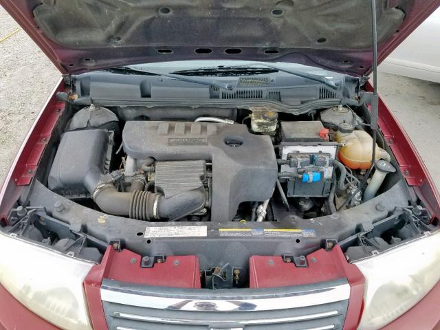 1G8AJ55F86Z165840 - 2006 SATURN ION LEVEL BURGUNDY photo 7