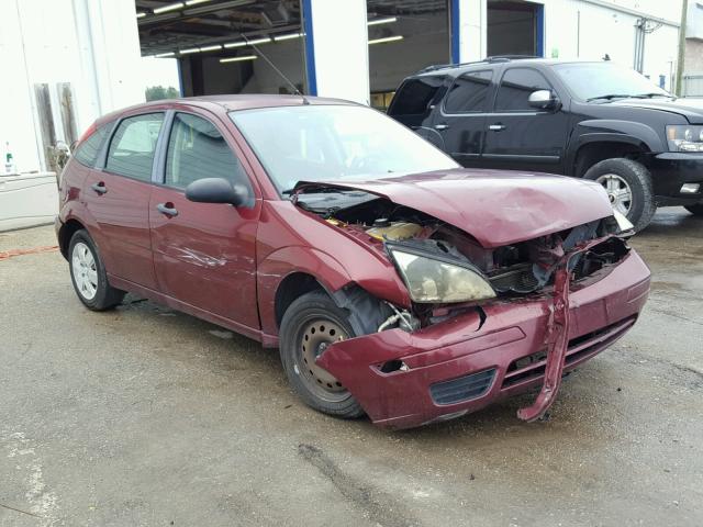 1FAHP37N67W318137 - 2007 FORD FOCUS ZX5 BURGUNDY photo 1