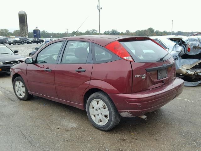 1FAHP37N67W318137 - 2007 FORD FOCUS ZX5 BURGUNDY photo 3