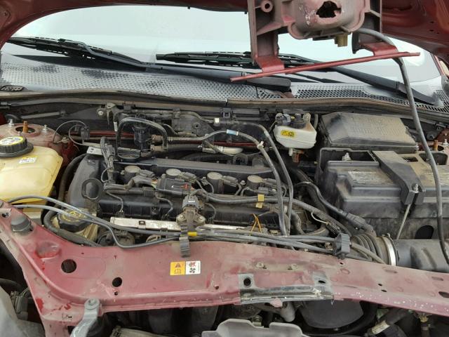 1FAHP37N67W318137 - 2007 FORD FOCUS ZX5 BURGUNDY photo 7