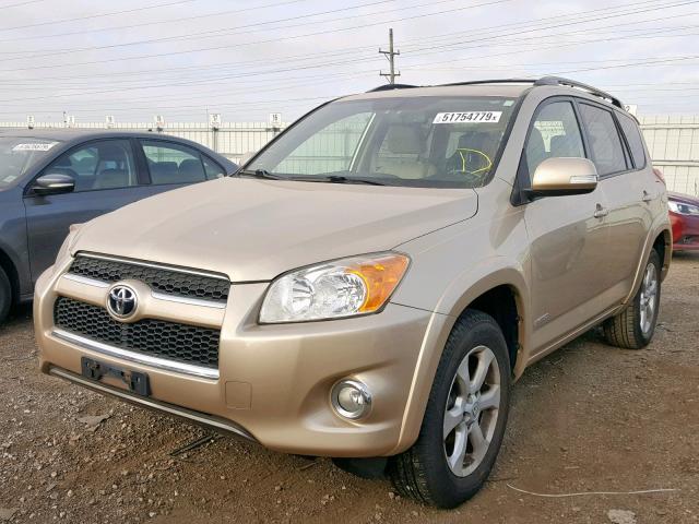 JTMZF31V095013882 - 2009 TOYOTA RAV4 LIMIT GOLD photo 2