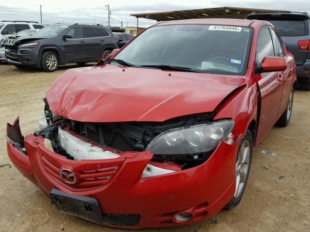 JM1BK323X61486573 - 2006 MAZDA 3 S RED photo 2