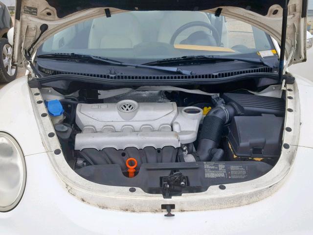 3VWFW31C08M512771 - 2008 VOLKSWAGEN NEW BEETLE თეთრი ფოტო 7