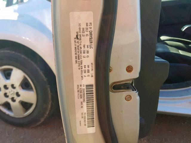 1B3HB28B88D650862 - 2008 DODGE CALIBER SILVER photo 10