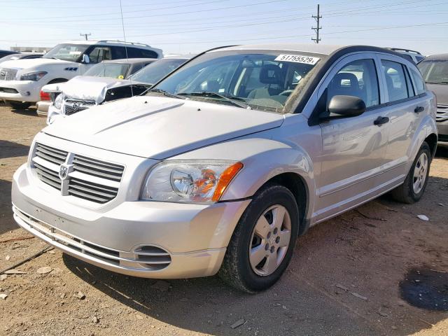 1B3HB28B88D650862 - 2008 DODGE CALIBER SILVER photo 2