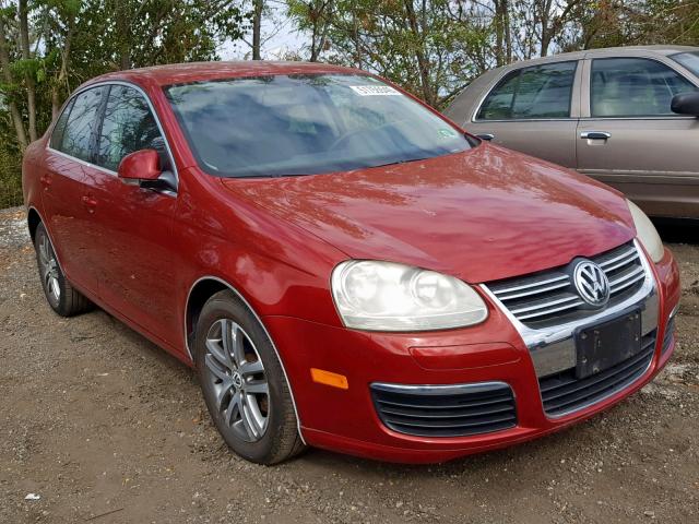 3VWRF71K06M660217 - 2006 VOLKSWAGEN JETTA 2.5 RED photo 1