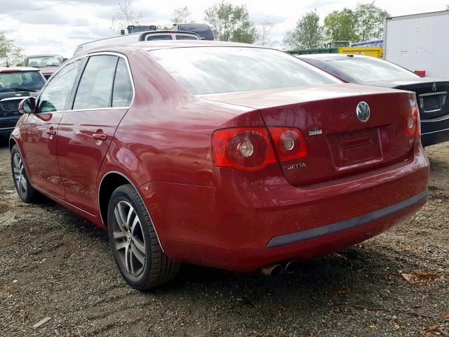 3VWRF71K06M660217 - 2006 VOLKSWAGEN JETTA 2.5 RED photo 3