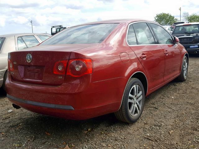 3VWRF71K06M660217 - 2006 VOLKSWAGEN JETTA 2.5 RED photo 4