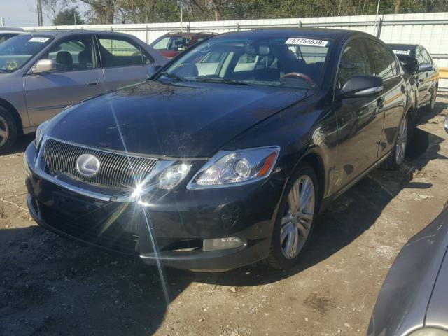 JTHBC96SX85015535 - 2008 LEXUS GS 450H BLACK photo 2