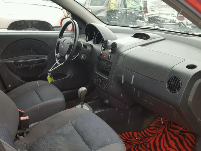 KL1TD66698B119978 - 2008 CHEVROLET AVEO BASE Qırmızı foto 5