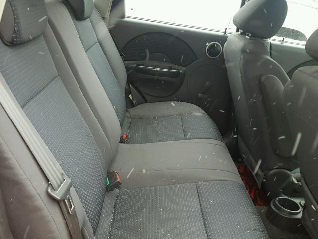 KL1TD66698B119978 - 2008 CHEVROLET AVEO BASE Qırmızı foto 6