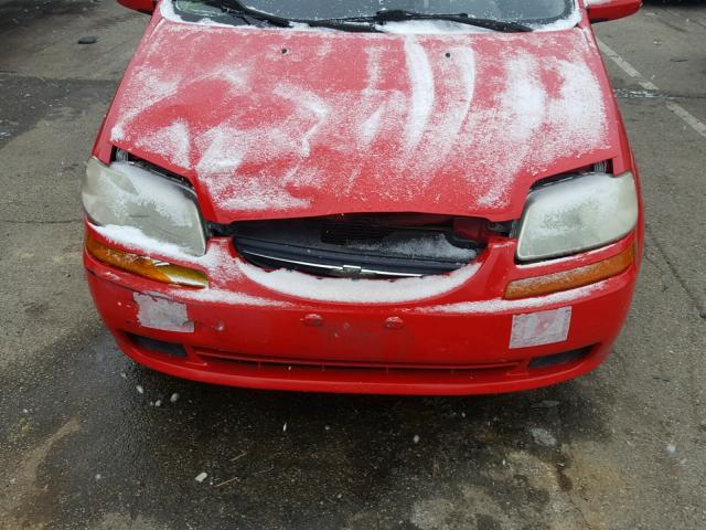 KL1TD66698B119978 - 2008 CHEVROLET AVEO BASE Qırmızı foto 9