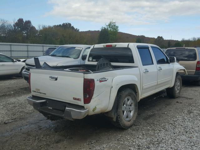 1GTH6MFEXB8110117 - 2011 GMC CANYON SLE WHITE photo 4