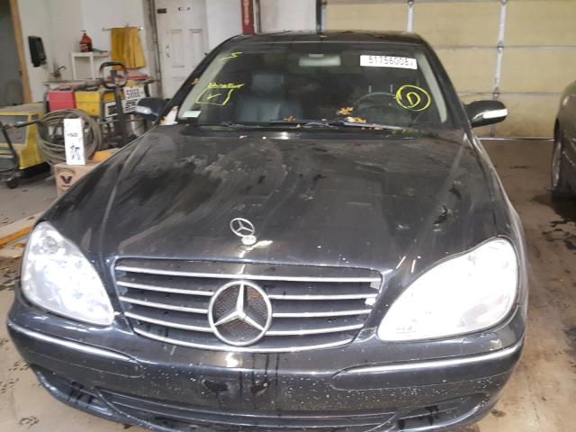 WDBNG83J73A359668 - 2003 MERCEDES-BENZ S 430 4MAT BLACK photo 9