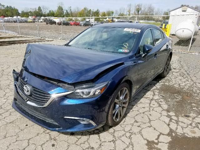 JM1GJ1W56G1419186 - 2016 MAZDA 6 GRAND TO BLUE photo 2