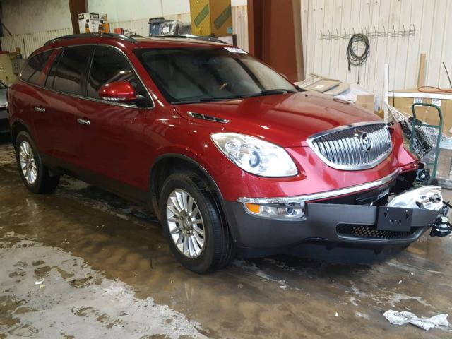 5GAKRCED2CJ349818 - 2012 BUICK ENCLAVE RED photo 1